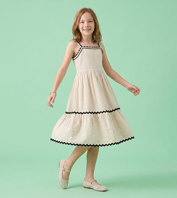 R&B  preppy-layers - Beige Casual Dress