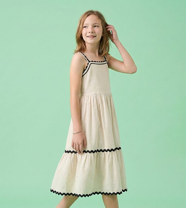 R&B  preppy-layers - Beige Casual Dress