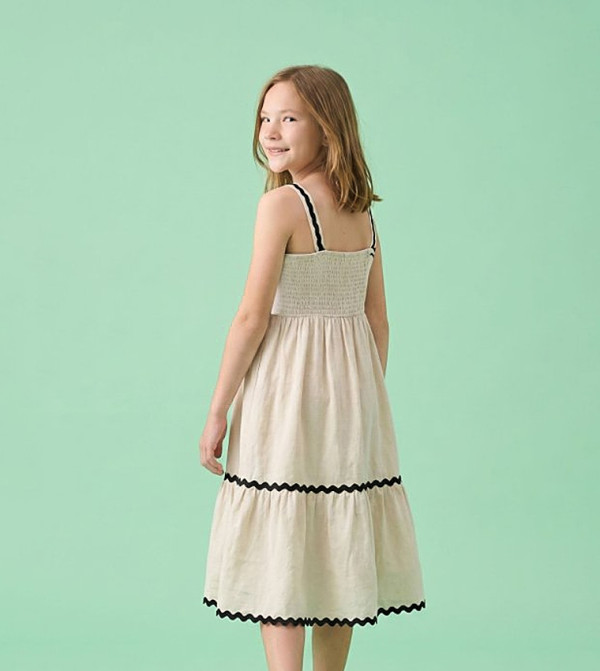 R&B  preppy-layers - Beige Casual Dress