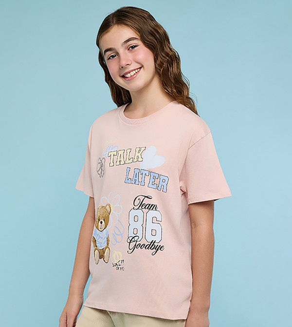 R&B varsity-graphics - Peach T-Shirts