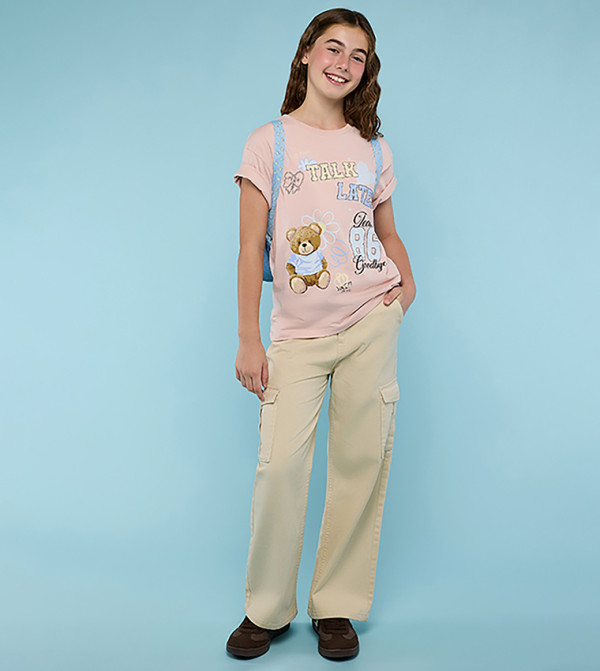 R&B varsity-graphics - Peach T-Shirts