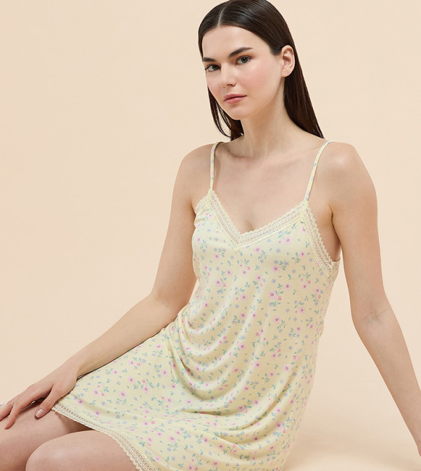 R&B  Clothing - Yellow Night Dress & Gowns