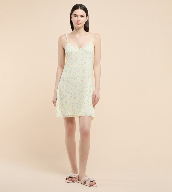 R&B  Clothing - Yellow Night Dress & Gowns