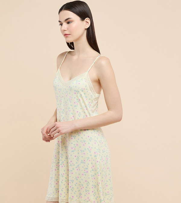 R&B  Clothing - Yellow Night Dress & Gowns