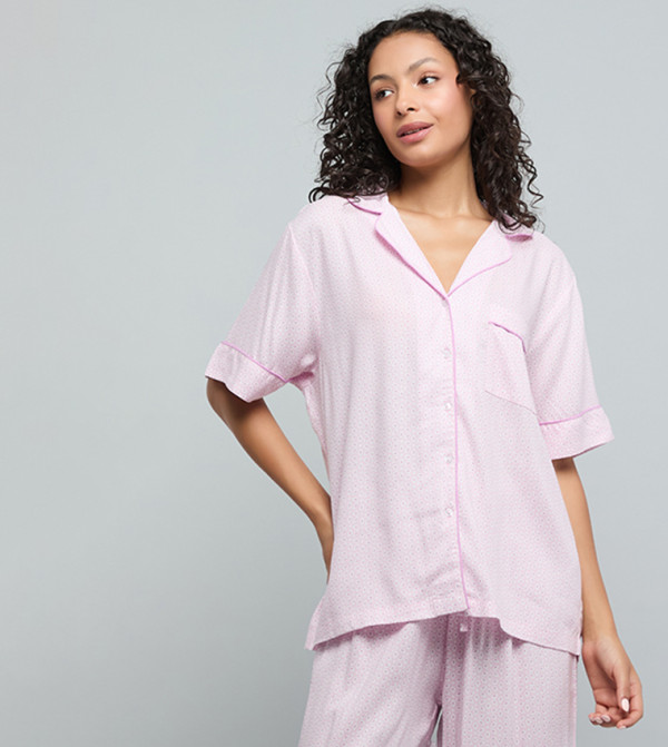 R&B  Sleepwears & Loungewears - Pink Pyjama Set
