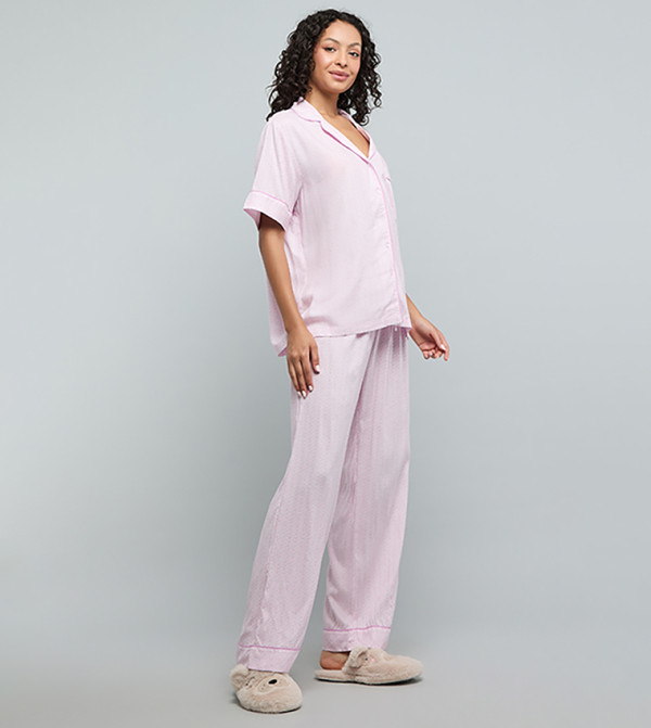 R&B  Sleepwears & Loungewears - Pink Pyjama Set