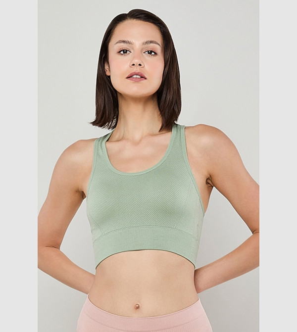 R&B Sportswear - Green Sports Bras