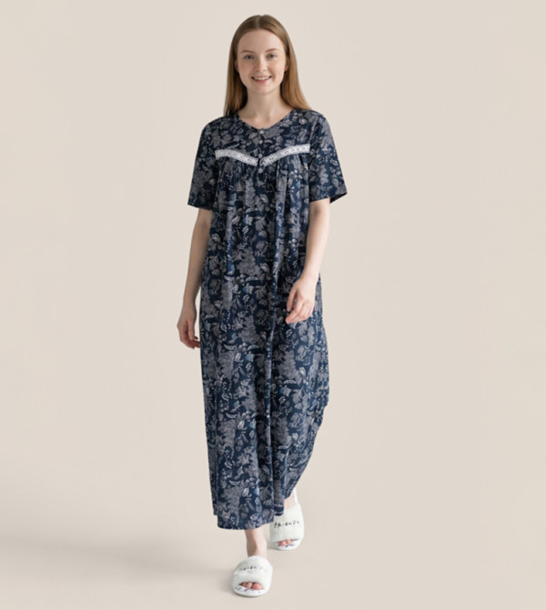 R&B  Sleepwears & Loungewears - Blue Night Dress & Gowns