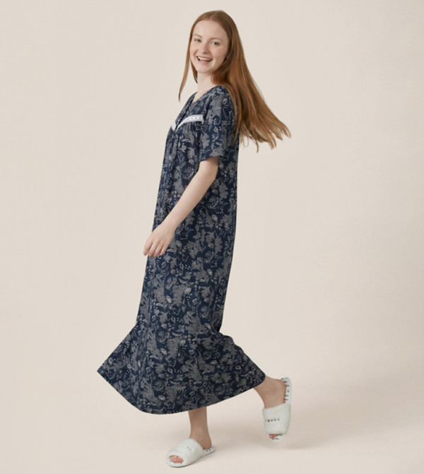 R&B  Sleepwears & Loungewears - Blue Night Dress & Gowns