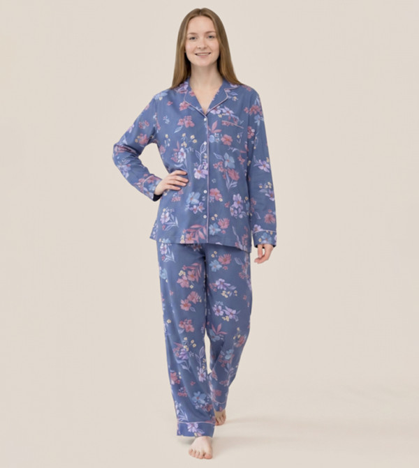 R&B  Pyjama Set - Blue Pyjama Set