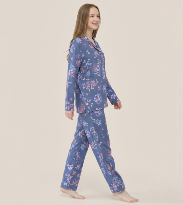 R&B  Pyjama Set - Blue Pyjama Set