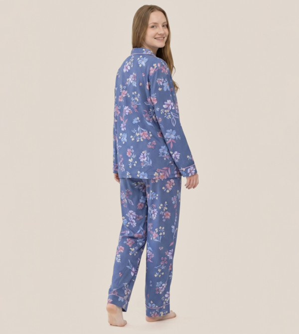 R&B  Pyjama Set - Blue Pyjama Set
