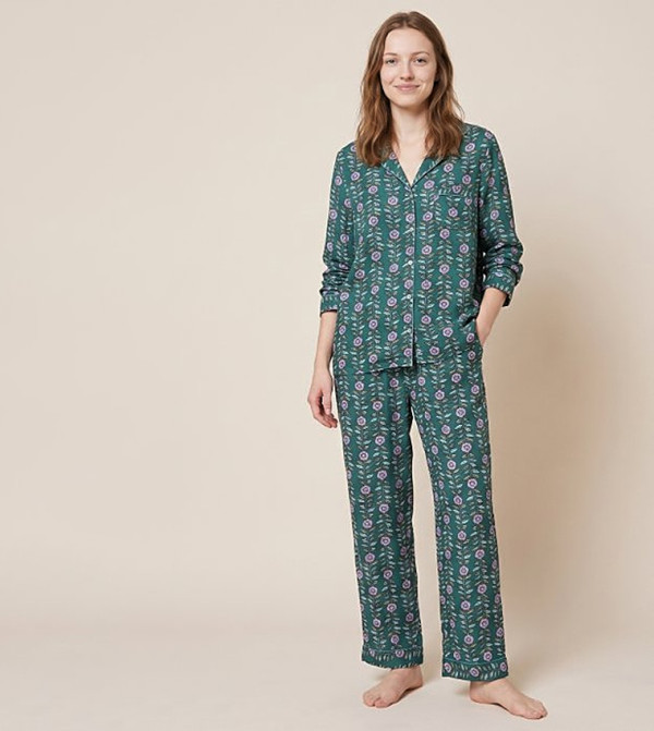 R&B  Pyjama Set - Green Pyjama Set