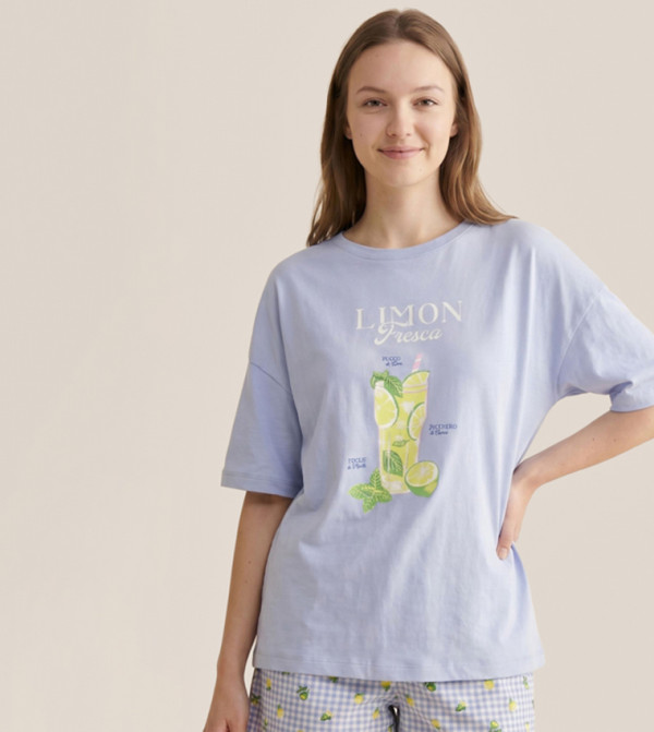 أر آند بي  أطقم بيجاما  - أزرق Pyjama Set