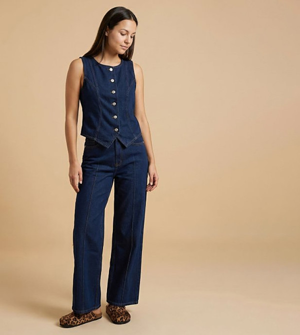 R&B  denim-store-w - Blue Waistcoats