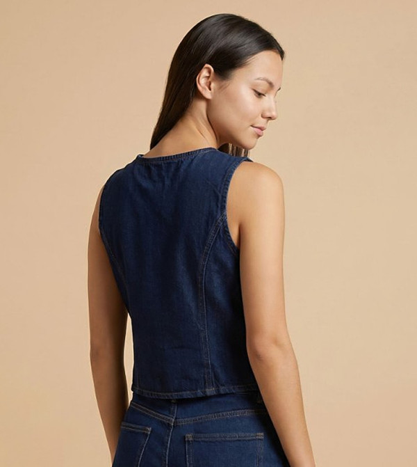 R&B  denim-store-w - Blue Waistcoats