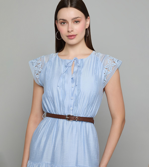 R&B  Mini Dresses - Blue Mini Dresses