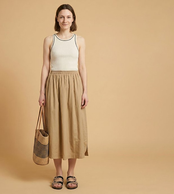 أر آند بي  تنانير طويلة - جلد الجمل Maxi Skirts