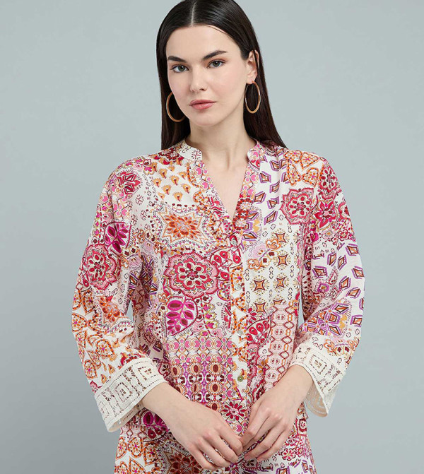 R&B  Clothing - Pink Casual Tops