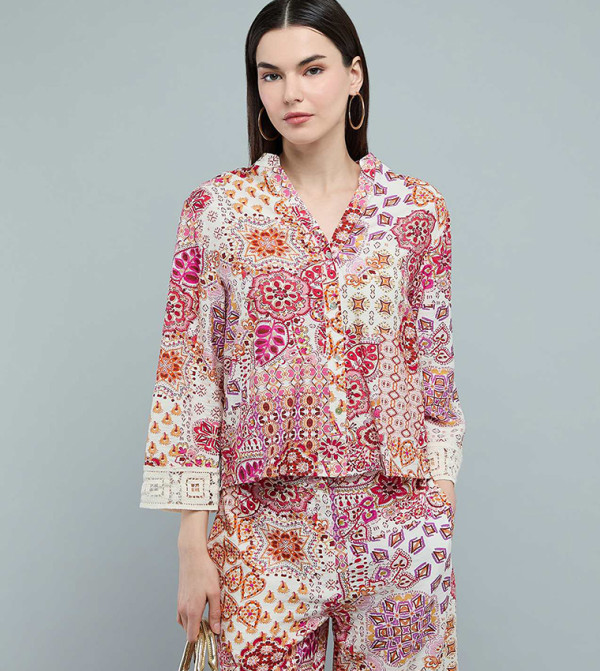 R&B  Clothing - Pink Casual Tops