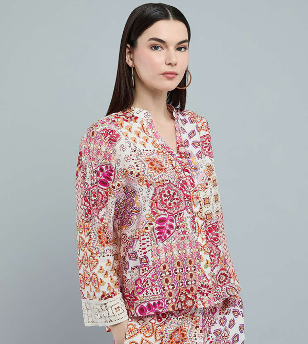 R&B  Clothing - Pink Casual Tops