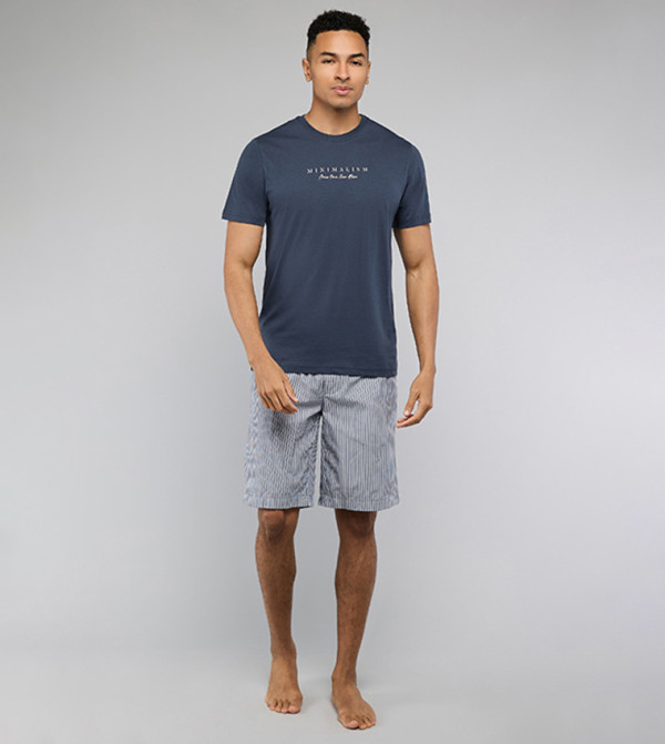 R&B Sleepwear - NAVY BLUE Pyjama Set