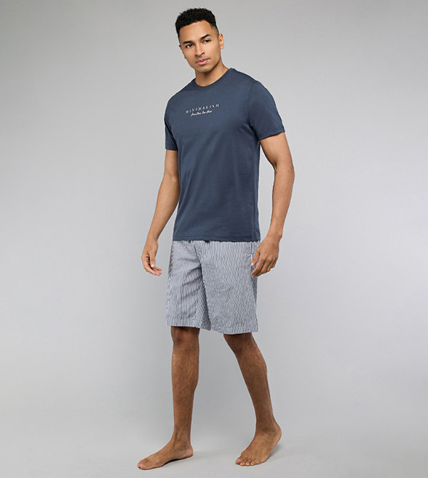 R&B Sleepwear - NAVY BLUE Pyjama Set