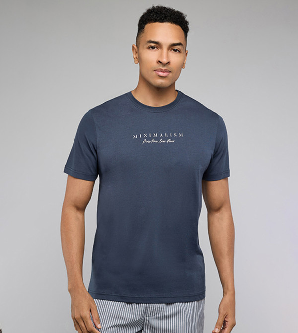 R&B Sleepwear - NAVY BLUE Pyjama Set