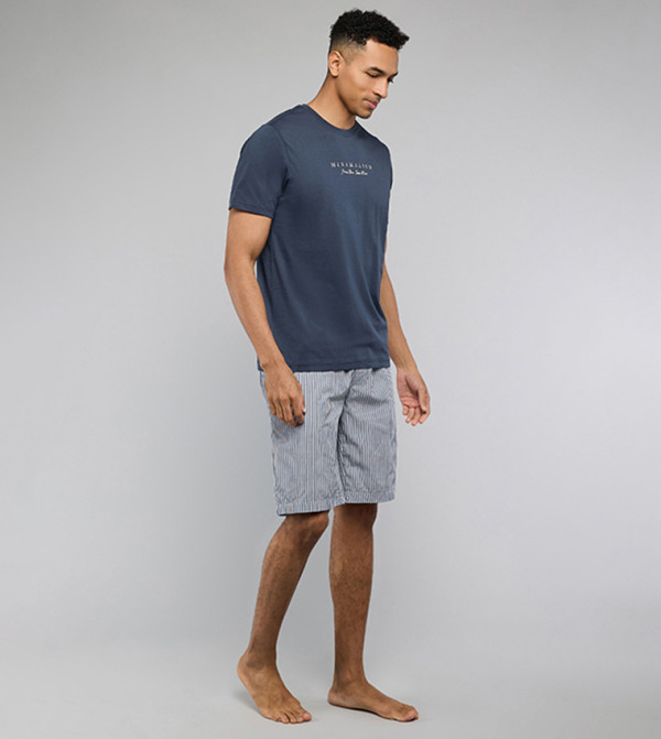 R&B Sleepwear - NAVY BLUE Pyjama Set