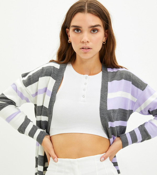 Trendyol Trendyol  - Grey Cardigan