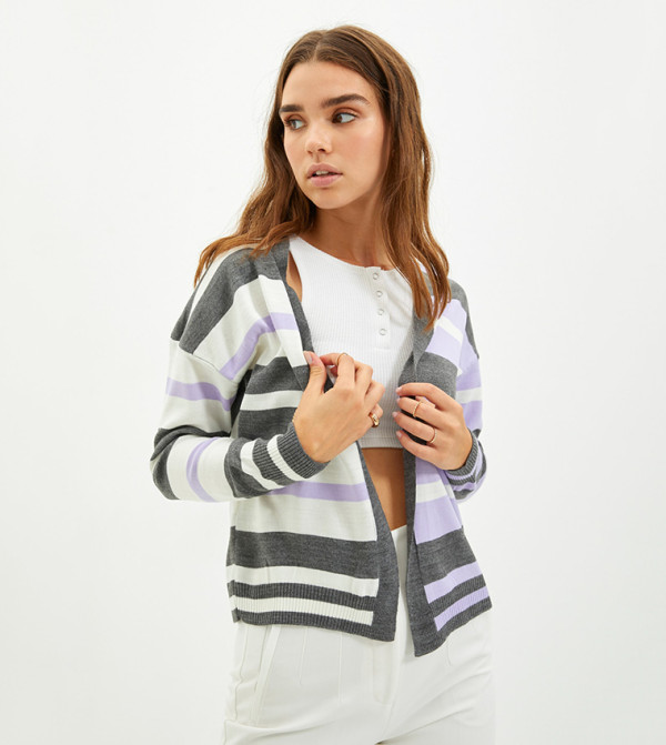 Trendyol Trendyol  - Grey Cardigan