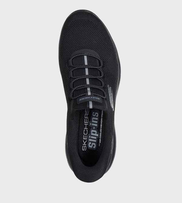 سكيتشرز  أحذية سهلة الارتداء - أسود Casual Slip-ons