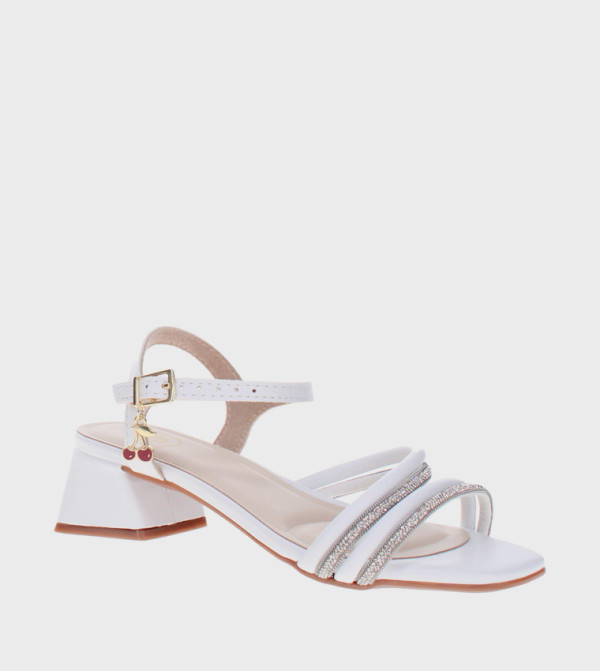 مولكينها - أبيض HEEL SANDALS
