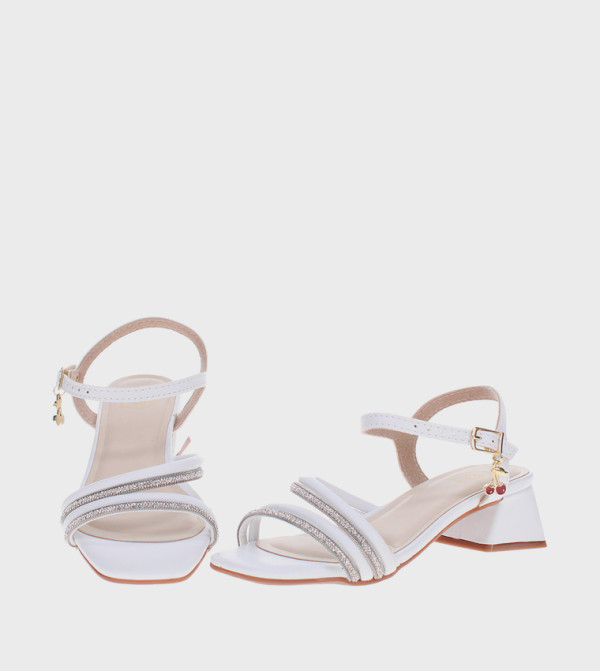 مولكينها - أبيض HEEL SANDALS