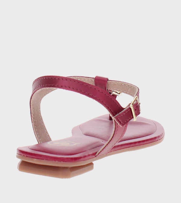 MOLEKINHA MOLEKINHA - Red Flat Sandals