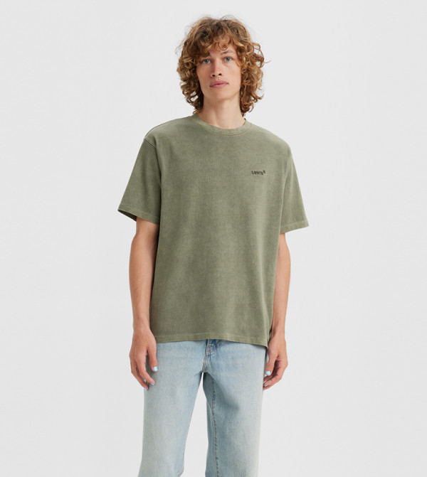 Levi's iftar-ready - Green Round Neck T-Shirts