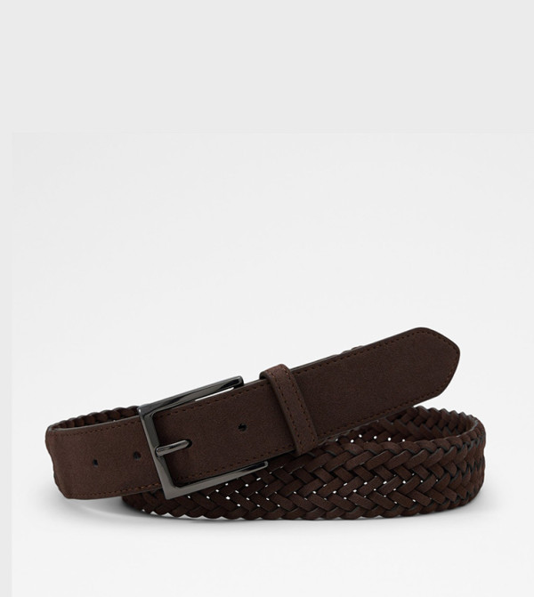 Aldo Accessories  Non Leather Belts - Brown Non Leather Belts