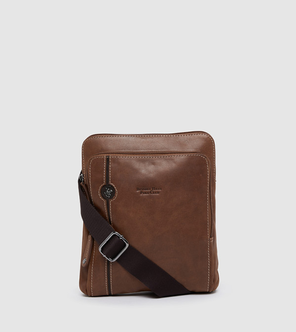 Beverly Hills Polo Club  Messenger Bags - Brown Tablet Bags