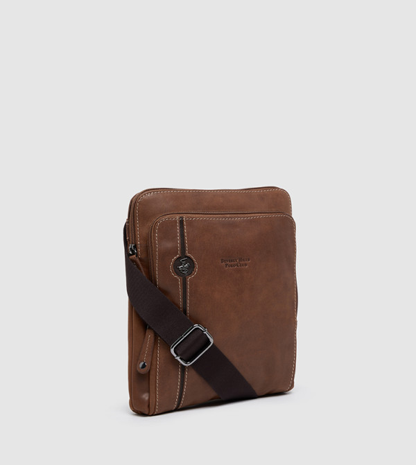 Beverly Hills Polo Club  Messenger Bags - Brown Tablet Bags