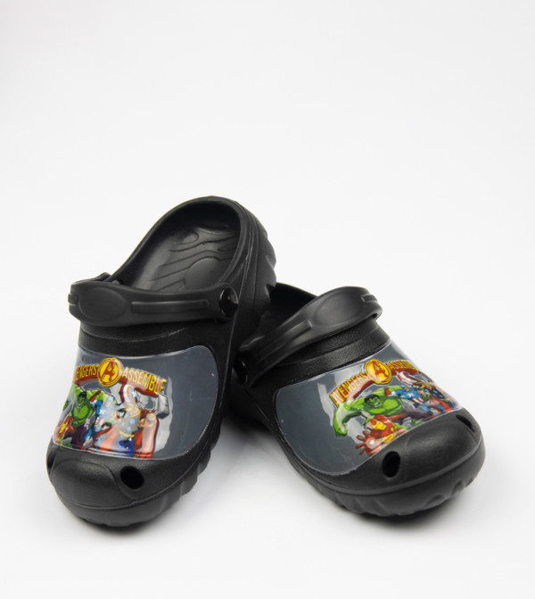 Marvel Marvel - BLACK clogs