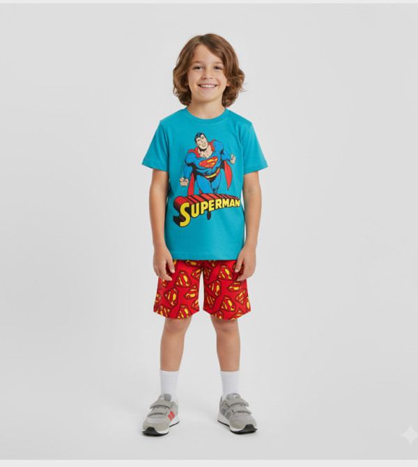 هوليود ماجيك  superman - متعدد بلايز وشورتات