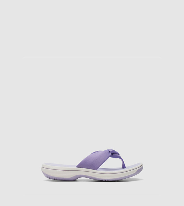 Clarks  Slides and Flip Flops - Purple Flip Flops