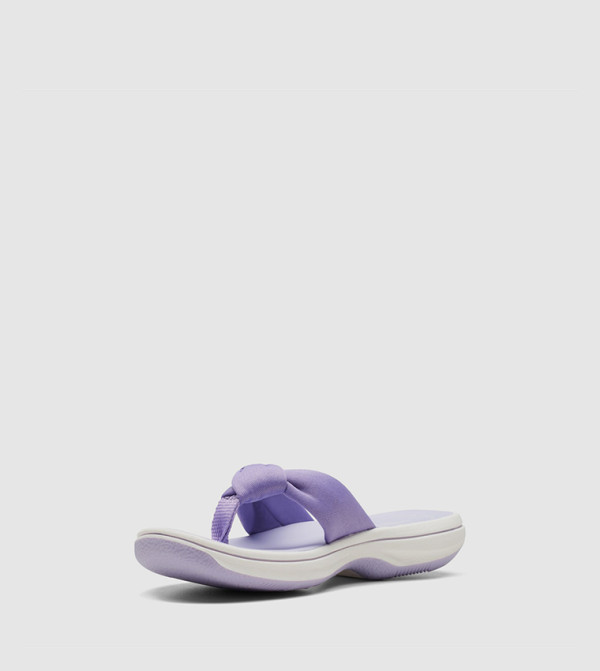 Clarks  Slides and Flip Flops - Purple Flip Flops