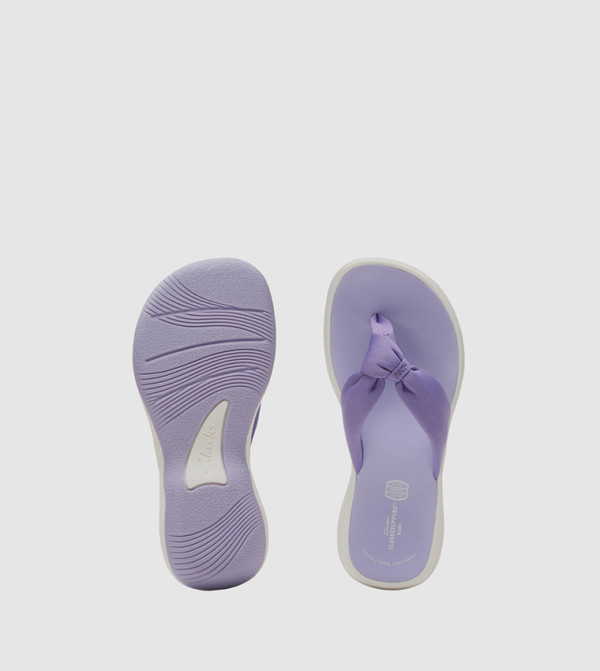 Clarks  Slides and Flip Flops - Purple Flip Flops