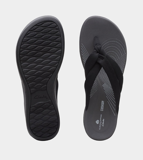 Clarks Clarks - Black Flat Sandals