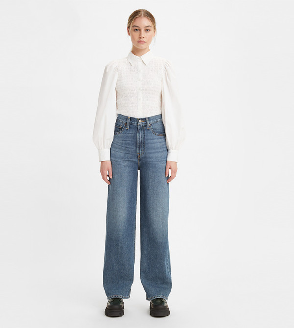 Levi's  Flared Jeans - Blue Jeans