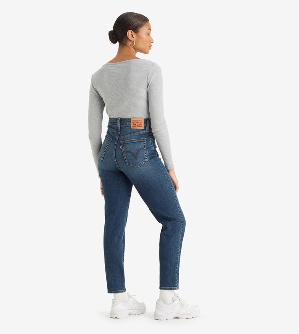 ليفايز  جينز استايل موم - نيلي  Mom Jeans