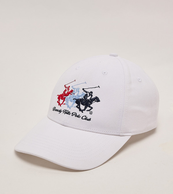 بيفرلي هيلز بولو كلوب  كابات وقبعات - أبيض Baseball Caps