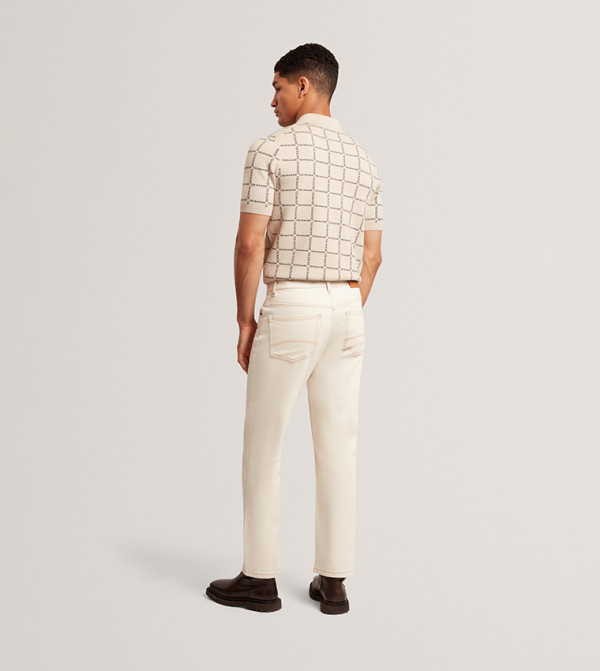 Ted Baker  heritage-tartan - Beige Polo T-shirts