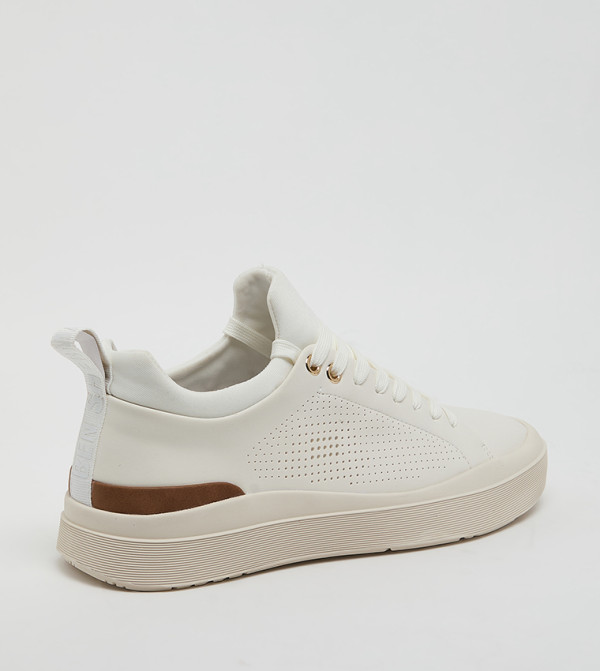 Ben Sherman - White Low Top